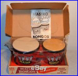 BEATLES Mega Rare Mastro Big Beat Bongos In Original Box! No. 370 NOT REPROS