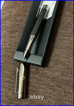 BMW Original Black carbon/Silver Cap type Ballpoint Pen wz/Box&Manual Super Rare