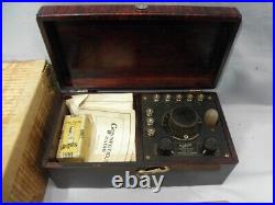 BOP-Rare, & Excellent 1923 Sodion D-6 Receiving Set in Original Box with Papers