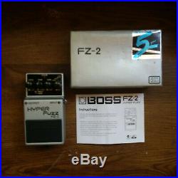 BOSS FZ-2 Hyper Fuzz with rare Original box and manual