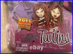 BRATZ Twiins 2-in1! Phoebe & Roxxi Doll Set 1st Edition NEW in Box RARE