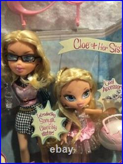 BRATZ WORLD FAMILIEZ Sonya And Cloe RARE! HTF sister DOLL MGA NEW IN BOX NRFB