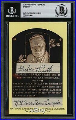 Babe Ruth Authentic/Signed Handwriting! Sportscards Factory Sealed Box! RARE