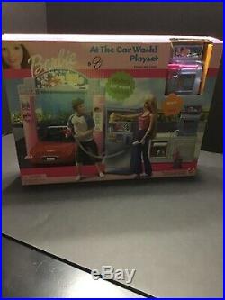 Barbie At The Car Wash Playset 2001 Rare Complete New In Box