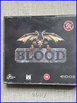 Blood Original No Big Box PC Game 1997 Eidos / Monolith Very Rare Used Decent