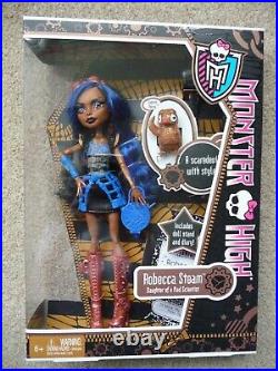 Bnisb Monster High Robecca Steam Doll, Original 1st Wave, Rare/htf