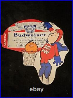 Budweiser Set 1970s Bud Man OLD STOCK Large Original Box Rare LOT of 62 Stickers
