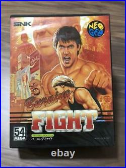 Burning Fight for SNK ORIGINAL RARE Neo Geo Boxed Japan Video Game Free Shipping