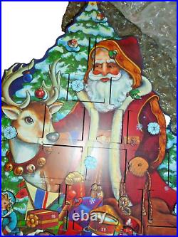 Byers Choice RARE Woodland Santa Advent Calendar with Original Box
