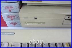 COMMODORE PC-1 PC-I Computer with Keyboard & Printer & ORIGINAL BOX & Monitor RARE