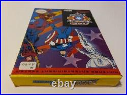 Captain America and The Avengers Nintendo NES Complete With Manual RARE