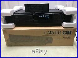 Carver Sd/a-490t Vacuum Tube Reference CD Player In Original Box! Remote! Rare