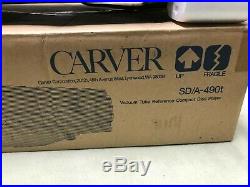 Carver Sd/a-490t Vacuum Tube Reference CD Player In Original Box! Remote! Rare