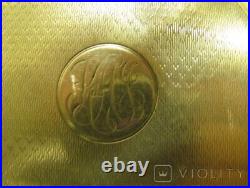 Casket Sterling Silver 925 England Lid Box Engraved Marked 157 gr Rare 1830-1836