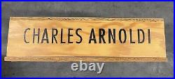 Charles Arnoldi RARE Original Wooden Etching Box Limited Edition Signed 21/25