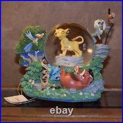 Collectible Rare Lion King and Friends Musical Snow Globe with Original Box