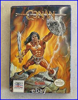 Conan NES Authentic Cleaned Tested Working w Box Cart Fast Ship Original Rare