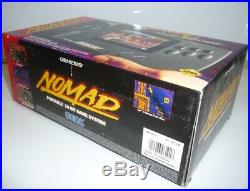 Console Sega Nomad Genesis Game System All Original Ntsc USA Boxed Rare