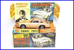 Corgi 261 James Bonds Aston Martin DB5 In Its Original Box Near Mint Rare 007