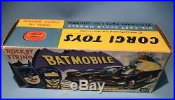 Corgi Toys 267 Vintage Batman Batmobile Car Original Outer Box Excellent Rare
