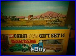 Corgi Toys Gift Set No 14 Daktari Boxed With Rare Header Card Complete Original