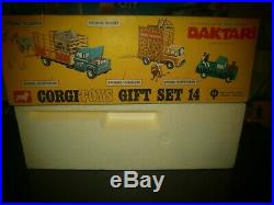 Corgi Toys Gift Set No 14 Daktari Boxed With Rare Header Card Complete Original