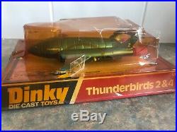 Dinky Toys 106 Thunderbirds 2 & 4 Excellent Rare 1975 V6 Original Boxed