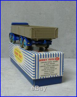 Dinky Toys 901 Foden Diesel 8 Wheel Wagon Blue/Fawn VN Mint Boxed Original RARE