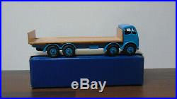 Dinky Toys 903 Foden Flat Truck Blue / Fawn 2nd Mint Boxed Original RARE