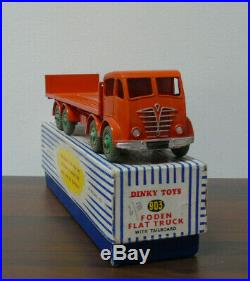 Dinky Toys 903 Foden Flat Truck Orange 2nd Near Mint Boxed Original Rare