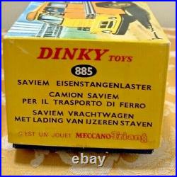 Dinky Toys (France) No. 885 Sinpar Pipe Carrier Mint-in-Original Box, RARE