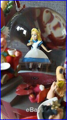 Disney Alice In Wonderland Snow Globe Rare In original box