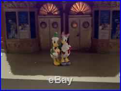 Disney Village Light Up CINEMA with Donald & Daisy RARE HTF in Original Box