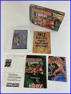 Donkey Kong Country Super Nintendo 1994 Rare Mint With Original Packaging Open Box