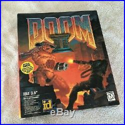 Doom 2 II Rare Edition Big Box PC Manual Classic Vintage withOriginal Receipt
