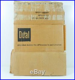 Dual CS 1257 Belt Drive Stereo Turntable Cartridge Dust Cover Original Box RARE