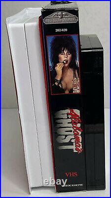 EXTREMELY RARE Alabama's Ghost VHS Tape hosted by Elvira (1985) with original box