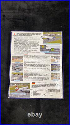 English Airports Flight Sim 2000 Big Box PC CD Rom Floppy Original Release