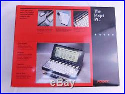Extremely RARE NEWithSEALED Poqet PC Vintage Pocket Computer ORIGINAL BOX J01038