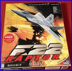 F22 Raptor PC RARE Fighter Pilot Flying Sim NovaLogic New Sealed Big Box Game