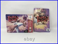 Fighter Destiny 2 Nintendo 64 N64 Original Box with Manual NO GAME RARE