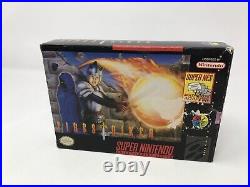 FireStriker Super Nintendo SNES Original box with Manual No GAME - RARE