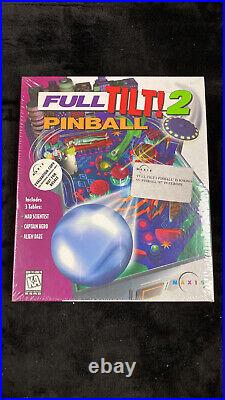 Full Tilt 2 Pinball Big Box PC CD ROM Original Rare Sealed Evaluation Copy