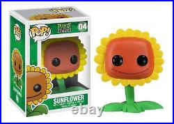 Funko Pop Games Plants Vs Zombies #04 Sunflower Rare Htf Vaulted Vinyl Figure