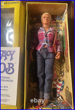 GAY BOB DOLL 1977 Original CLOSET Box with Accessories & Booklet RARE! NRFB WOW
