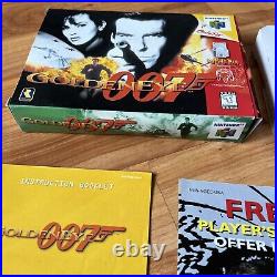 GoldenEye 007 (Nintendo 64 N64) - Complete In Box - Original Black Label