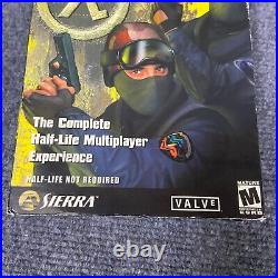 Half-Life Counter-Strike (PC, 2000) CS Original Big Box Rare Brand New SEALED
