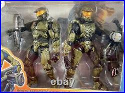 Halo 3 Red Team Leader and Master Chief Spartan 2 Pack McFarlane Collection Rare