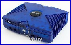Halo Crystal Ice Blue Original XBOX Asia NTSC-J Console Very Rare Misprint Box