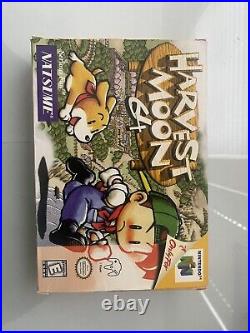 Harvest Moon 64 N64 Nintendo 64 Box, Game, Original Receipt